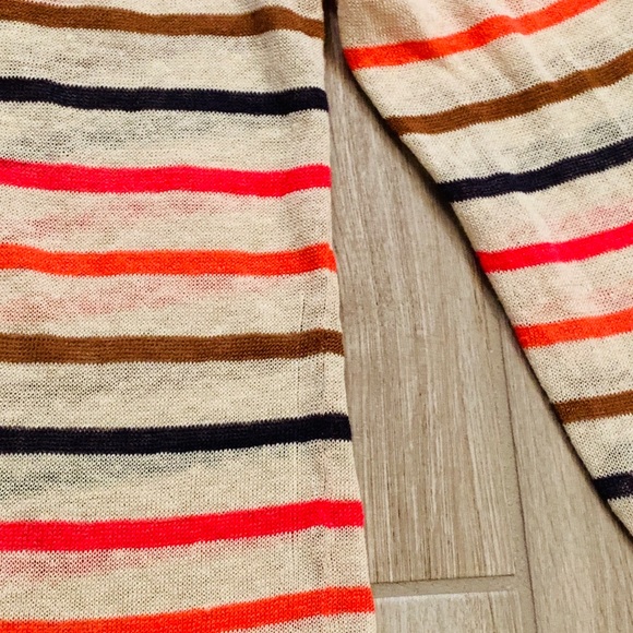 Fossil Multi Stripe Lightweight Cardigan Medium - Picture 5 of 5